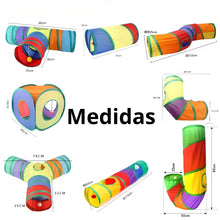 Cargar imagen en el visor de la galería, Juguete Tunel interactivo Rainbow para gatos