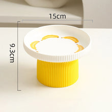 Cargar imagen en el visor de la galería, Comedero cuenco ergonómico de cerámica antideslizante Japandi para gatos