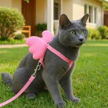 Cargar imagen en el visor de la galería, Correa arnés con alas Angel para gatos