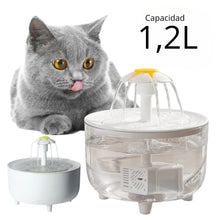 Cargar imagen en el visor de la galería, Fuente dispensador de agua automática recirculante SunFlower para gatos