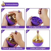 Cargar imagen en el visor de la galería, Juguete interactivo dispensador de comida Spaceship para gatos - Gatufy