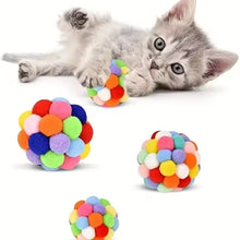 Cargar imagen en el visor de la galería, Juguete pelota de lana Rubik Ball para gatos - Gatufy