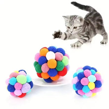 Cargar imagen en el visor de la galería, Juguete pelota de lana Rubik Ball para gatos - Gatufy