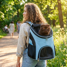 Cargar imagen en el visor de la galería, Mochila de transporte viajera Explorer para gatos