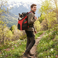 Cargar imagen en el visor de la galería, Mochila de transporte viajera Explorer para gatos