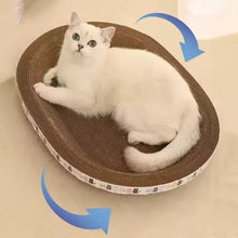 Cargar imagen en el visor de la galería, Rascador cama corrugado Kenji para gatos - Gatufy