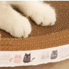 Cargar imagen en el visor de la galería, Rascador cama corrugado Kenji para gatos - Gatufy