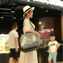 Cargar imagen en el visor de la galería, Bolso transportín transparente para gatos - Gatufy