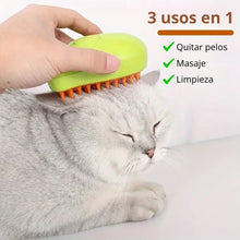 Cargar imagen en el visor de la galería, Cepillo eléctrico de vapor pulverizador Relax para gatos 3 usos en 1 peine con agua - Gatufy