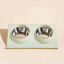 Cargar imagen en el visor de la galería, Cuenco doble de comida Cute para gatos - Gatufy