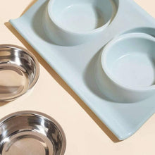 Cargar imagen en el visor de la galería, Cuenco doble de comida Cute para gatos - Gatufy