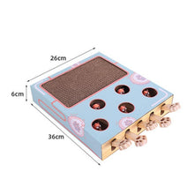 Cargar imagen en el visor de la galería, Juguete '¡Atrapa al ratón!' con rascador para gatos - Gatufy