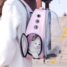 Cargar imagen en el visor de la galería, Mochila de viaje transparente Asteroid para gatos - Gatufy
