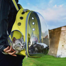 Cargar imagen en el visor de la galería, Mochila de viaje transparente Asteroid para gatos - Gatufy