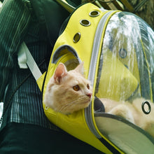 Cargar imagen en el visor de la galería, Mochila de viaje transparente Asteroid para gatos - Gatufy