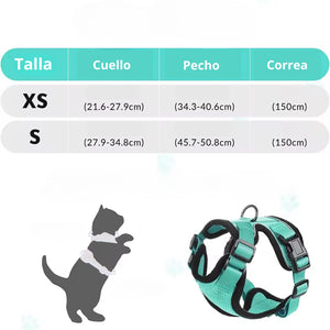 Arnés transpirante Melton para gatos