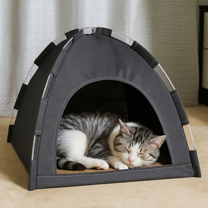 Cama en forma de campaña Family para gatos
