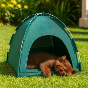 Cama en forma de campaña Family para gatos