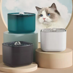 Fuente dispensador de agua automática recirculante Monju para gatos