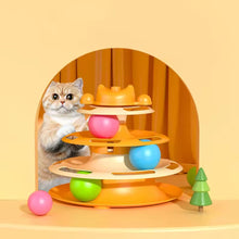 Cargar imagen en el visor de la galería, Juguete tocadiscos giratorio ICEcream interactivo para gatos
