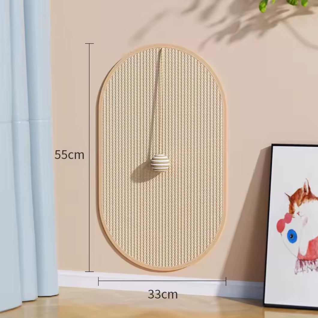 Rascador para suelo o pared con pelota incorporada Rustimet para gatos