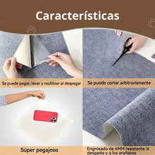 Cargar imagen en el visor de la galería, Adhesivo protector antiarañazos gatos recortable para sofá y muebles
