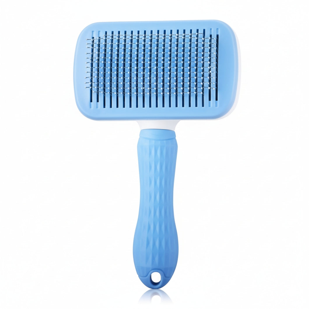 Cepillo peine quitapelos masajeador para gatos Saoko con botón 1 click