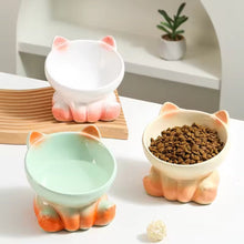 Cargar imagen en el visor de la galería, Comedero bebedero cerámica Cat Bowl para gatos - Gatufy
