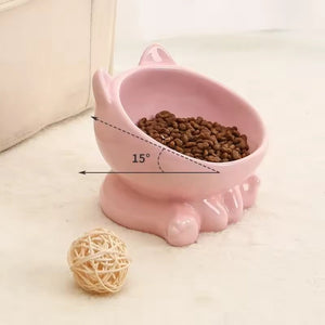 Comedero bebedero cerámica Cat Bowl para gatos - Gatufy