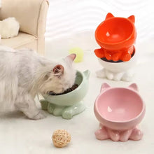 Cargar imagen en el visor de la galería, Comedero bebedero cerámica Cat Bowl para gatos - Gatufy
