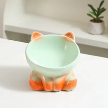 Cargar imagen en el visor de la galería, Comedero bebedero cerámica Cat Bowl para gatos - Gatufy
