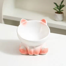 Cargar imagen en el visor de la galería, Comedero bebedero cerámica Cat Bowl para gatos - Gatufy
