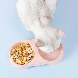 Comedero doble para gatos Colours - Gatufy