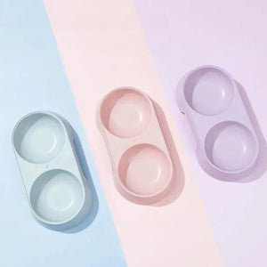 Comedero doble para gatos Colours - Gatufy