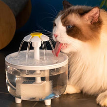 Cargar imagen en el visor de la galería, Fuente dispensador de agua automática recirculante SunFlower para gatos
