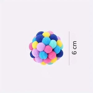 Juguete pelota de lana Rubik Ball para gatos - Gatufy