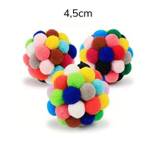 Cargar imagen en el visor de la galería, Juguete pelota de lana Rubik Ball para gatos - Gatufy
