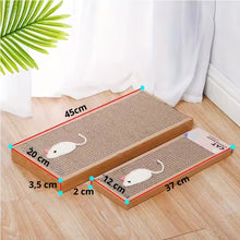 Cargar imagen en el visor de la galería, Tabla de rascar RascaMouse de cartón para gatos - Gatufy
