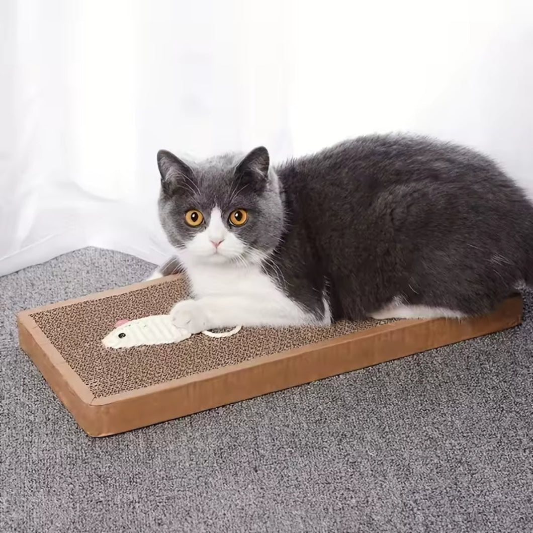 Tabla de rascar RascaMouse de cartón para gatos - Gatufy