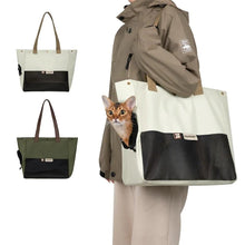 Cargar imagen en el visor de la galería, Bolso Tote Bag de transporte para gatos - Gatufy
