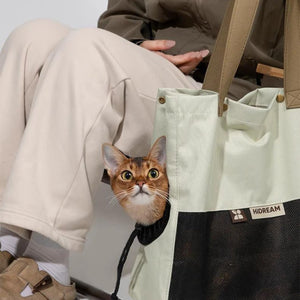 Bolso Tote Bag de transporte para gatos - Gatufy