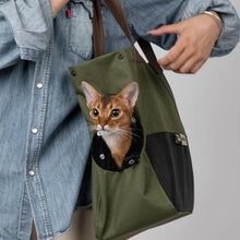 Cargar imagen en el visor de la galería, Bolso Tote Bag de transporte para gatos - Gatufy
