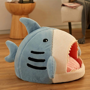 Cama cálida Baby Shark para gatos - Gatufy