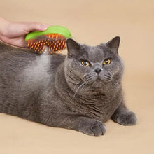 Cargar imagen en el visor de la galería, Cepillo eléctrico de vapor pulverizador Relax para gatos 3 usos en 1 peine con agua - Gatufy
