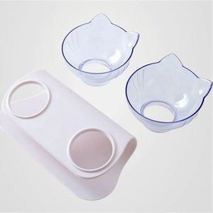 Comedero doble Kitty para gatos - Gatufy