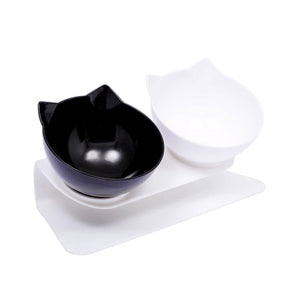 Comedero doble Kitty para gatos - Gatufy