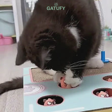 Cargar y reproducir el video en el visor de la galería, Juguete &#39;¡Atrapa al ratón!&#39; con rascador para gatos
