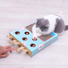 Cargar imagen en el visor de la galería, Juguete &#39;¡Atrapa al ratón!&#39; con rascador para gatos - Gatufy
