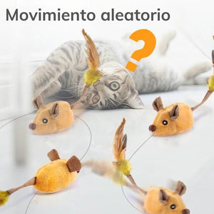 Juguete interactivo Ratón Mickey inteligente para gatos - Gatufy