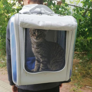 Mochila viajera porta gatos Confort - Gatufy